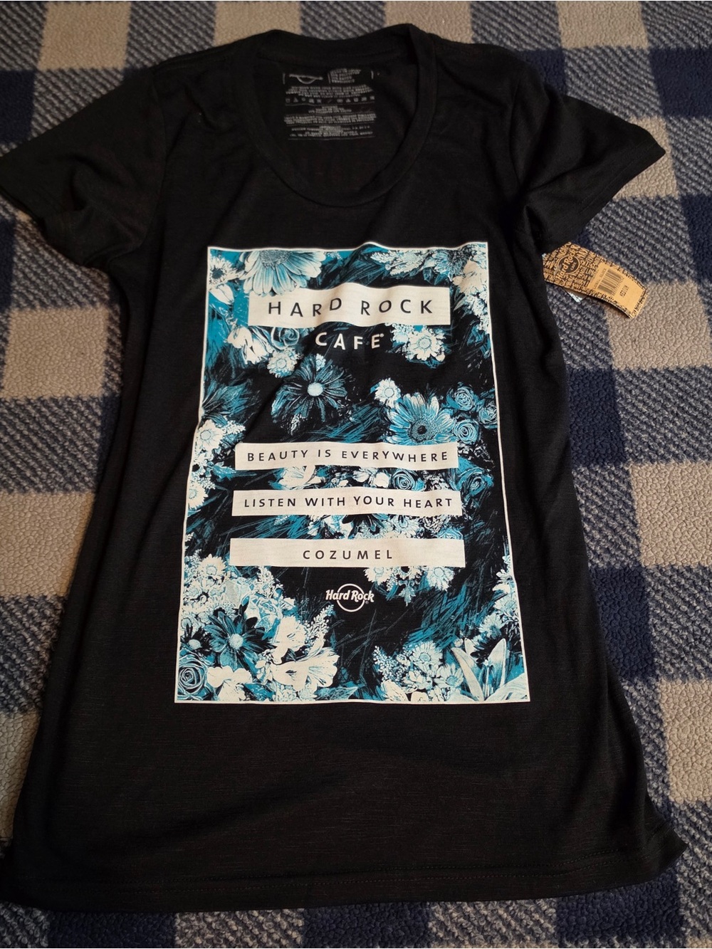 Emo grunge style Hard Rock Cafe shirt